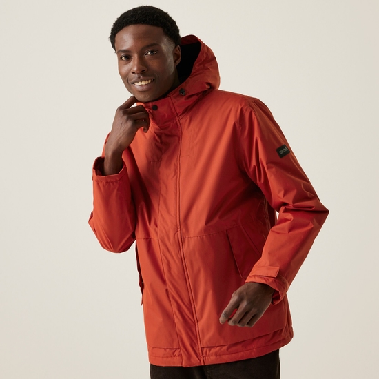 Men's Sterlings IV Waterproof Jacket Red Ochre