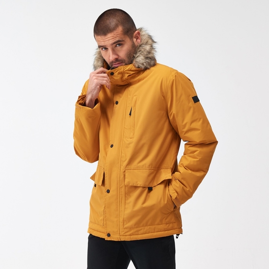 Salinger IV Homme Veste imperméable Jaune