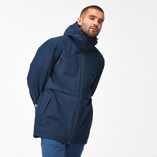 Larrick Homme Veste imperméable Marine