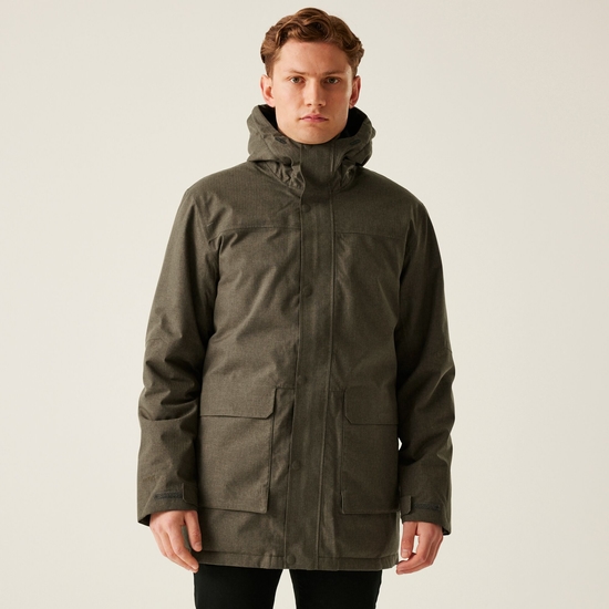 Veste isolée imperméable Ezdale pour homme Gris