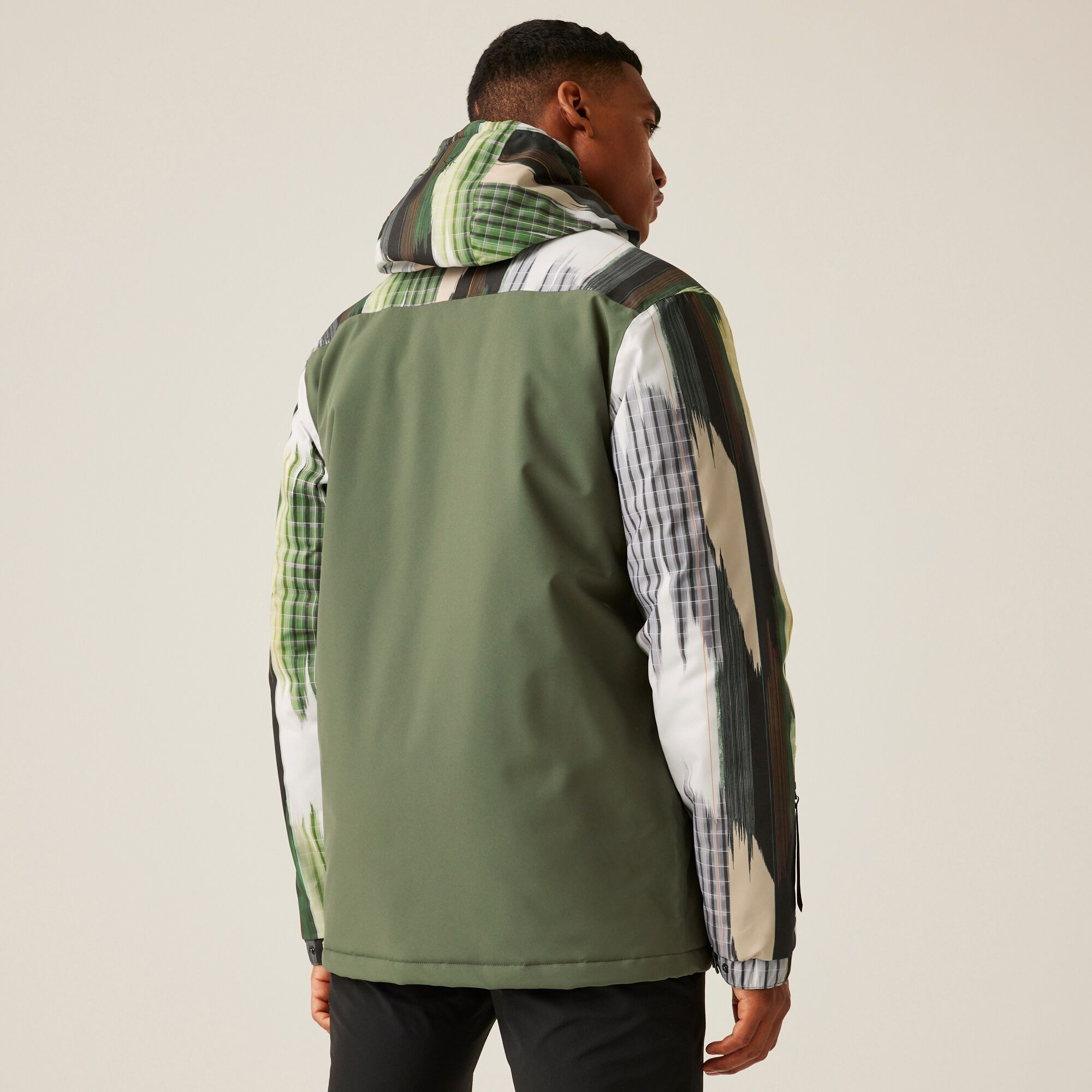 Regatta Christian Lacroix Męska kurtka przeciwdeszczowa ocieplana Lunel Zielony