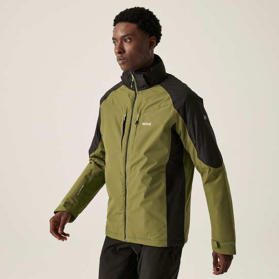 Men's Winter Calderdale II Waterproof Jacket Nephrite Green Black