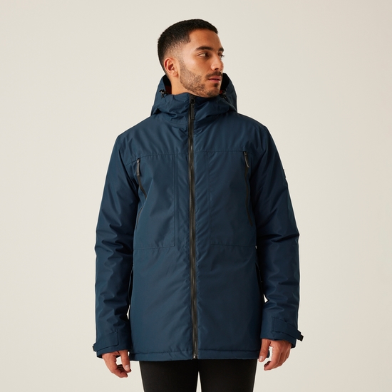 Men's Larrick Waterproof Insulated Jacket Navy Fox