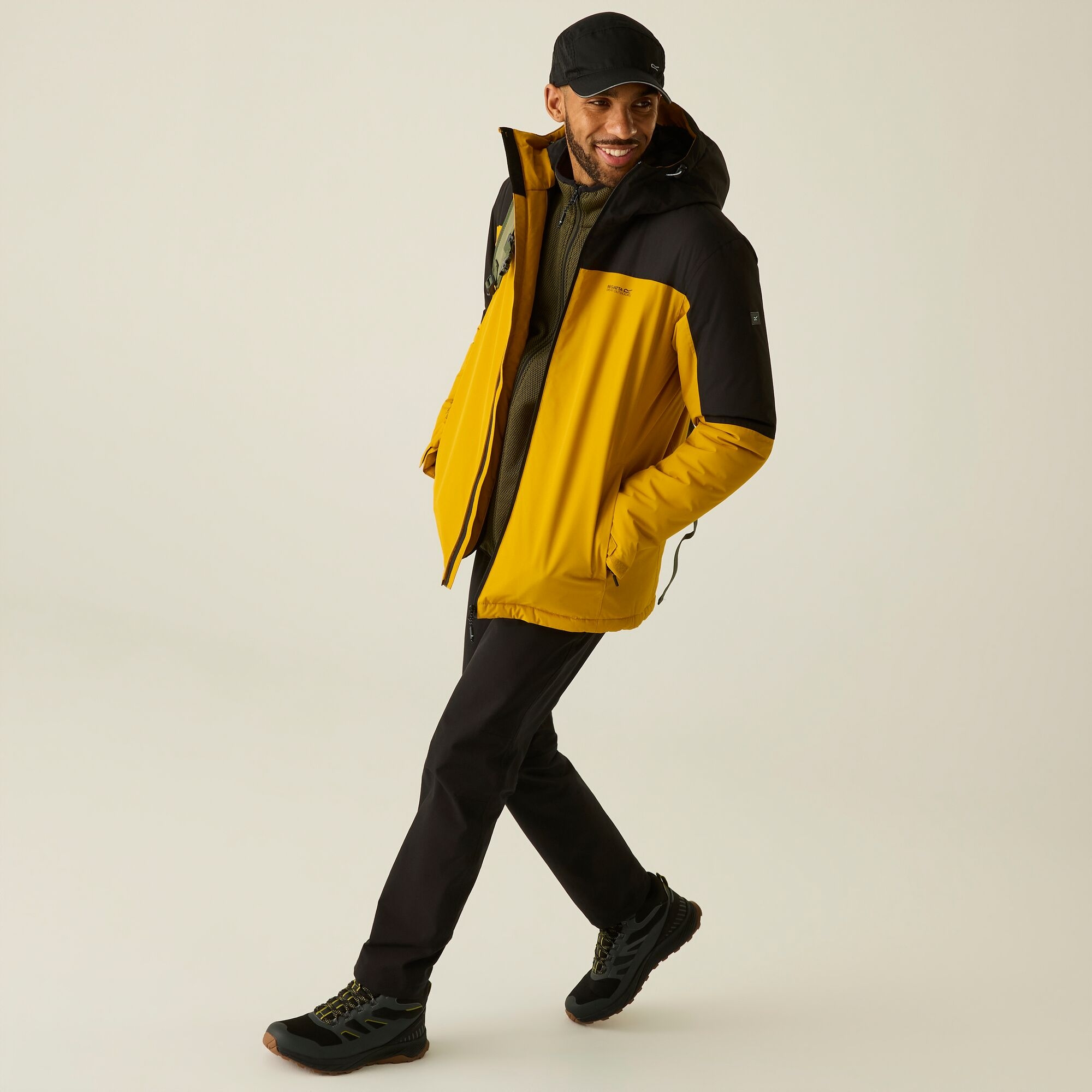 Men's Thornridge Waterproof Insulated Jacket - Mustard Seed Black