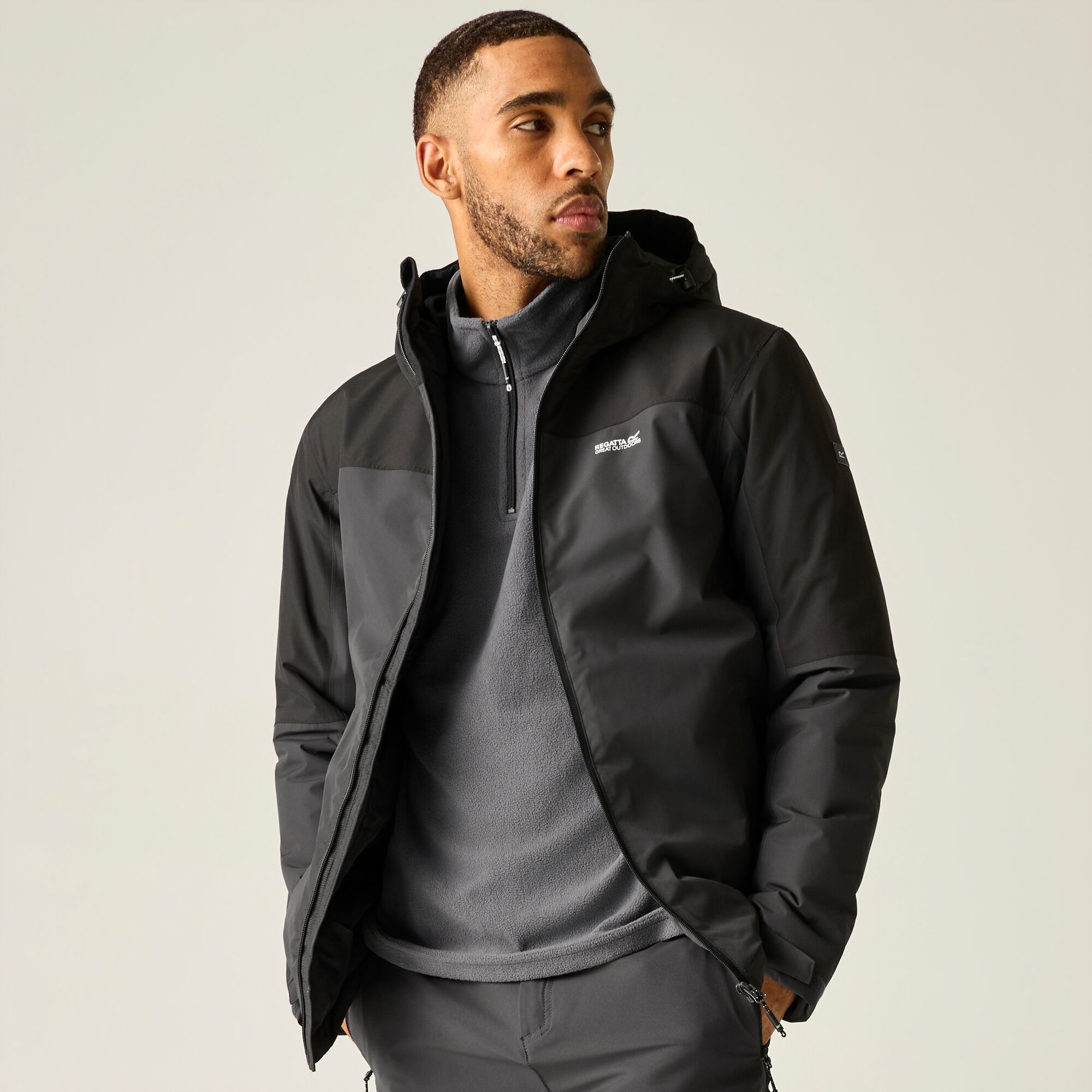 Regatta Waterproof Thornridge Insulated Jacket Size: S Men's Grey