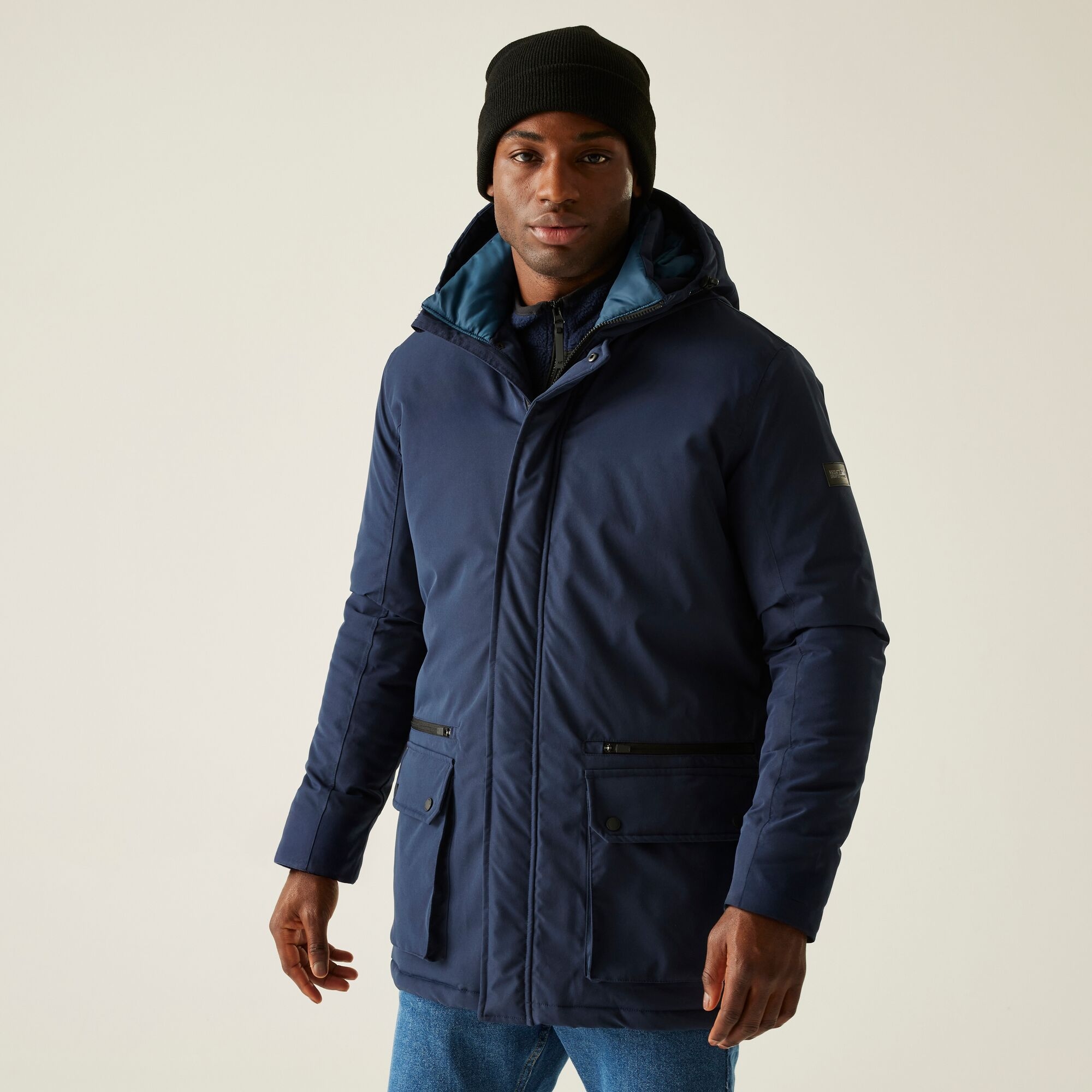 Regatta Waterproof Rhodo Padded Jacket Size: Xxl Men's Blue