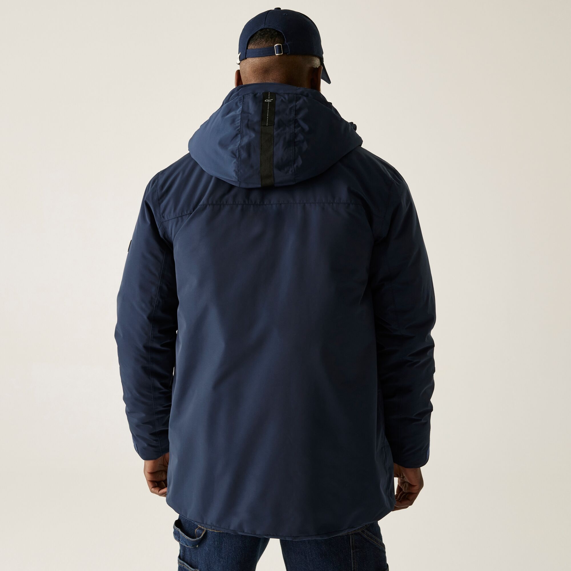 Regatta Kurtka męska zimowa ocieplana przeciwdeszczowa Marron Niebieski