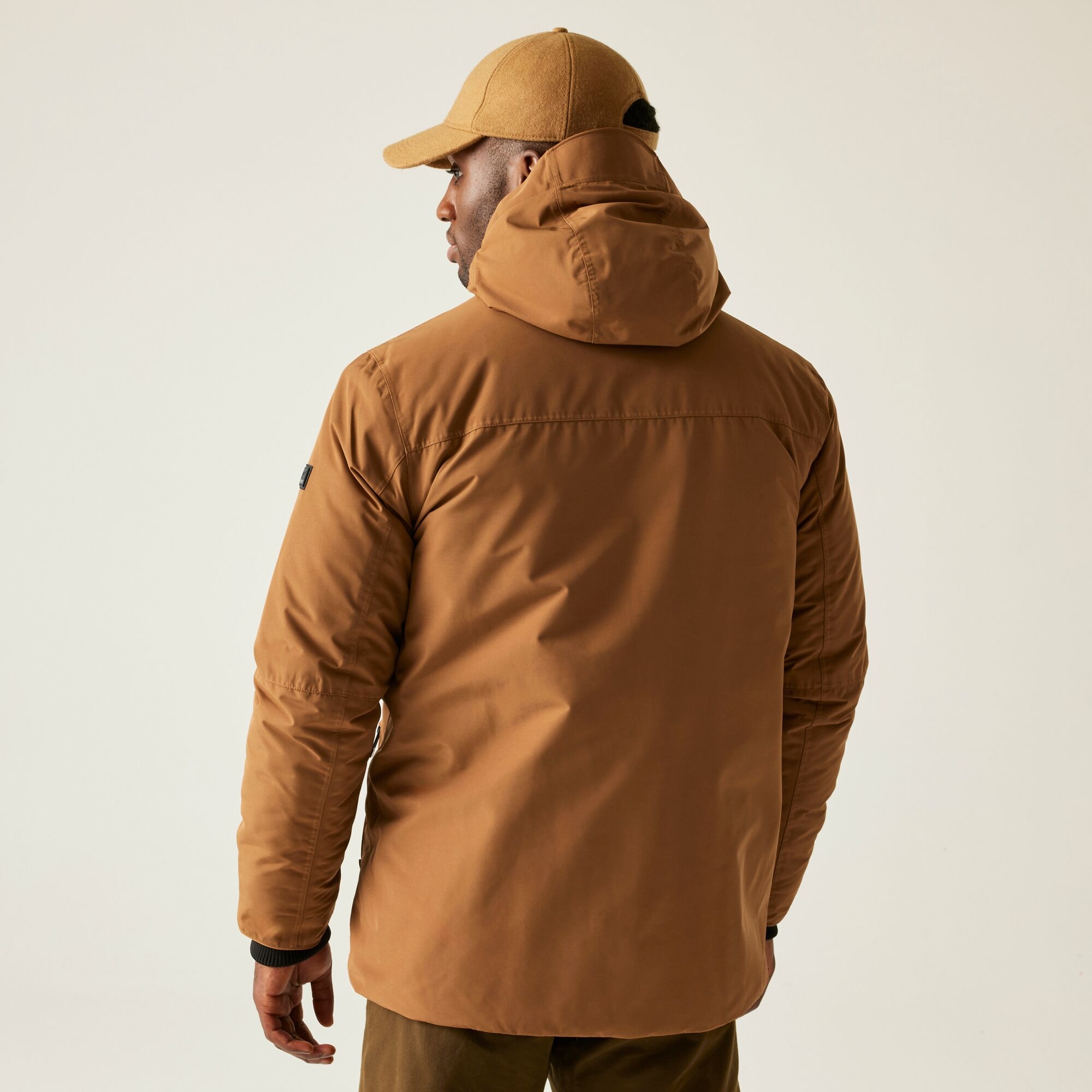Regatta Kurtka męska przejściowa ocieplana przeciwdeszczowa Eamont Brązowy