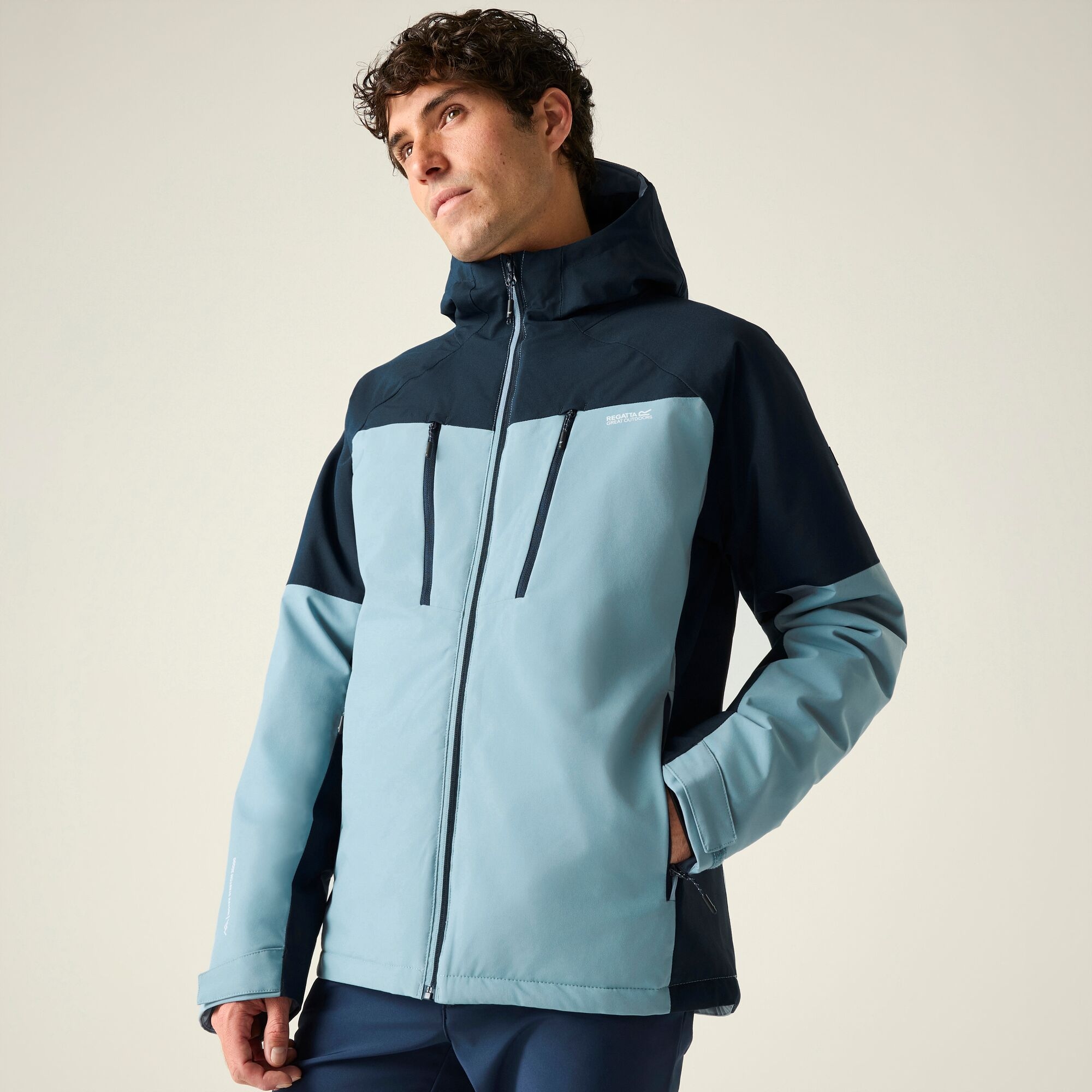 Regatta Men's Waterproof Highton Stretch Insulated Jacket - Blue Large