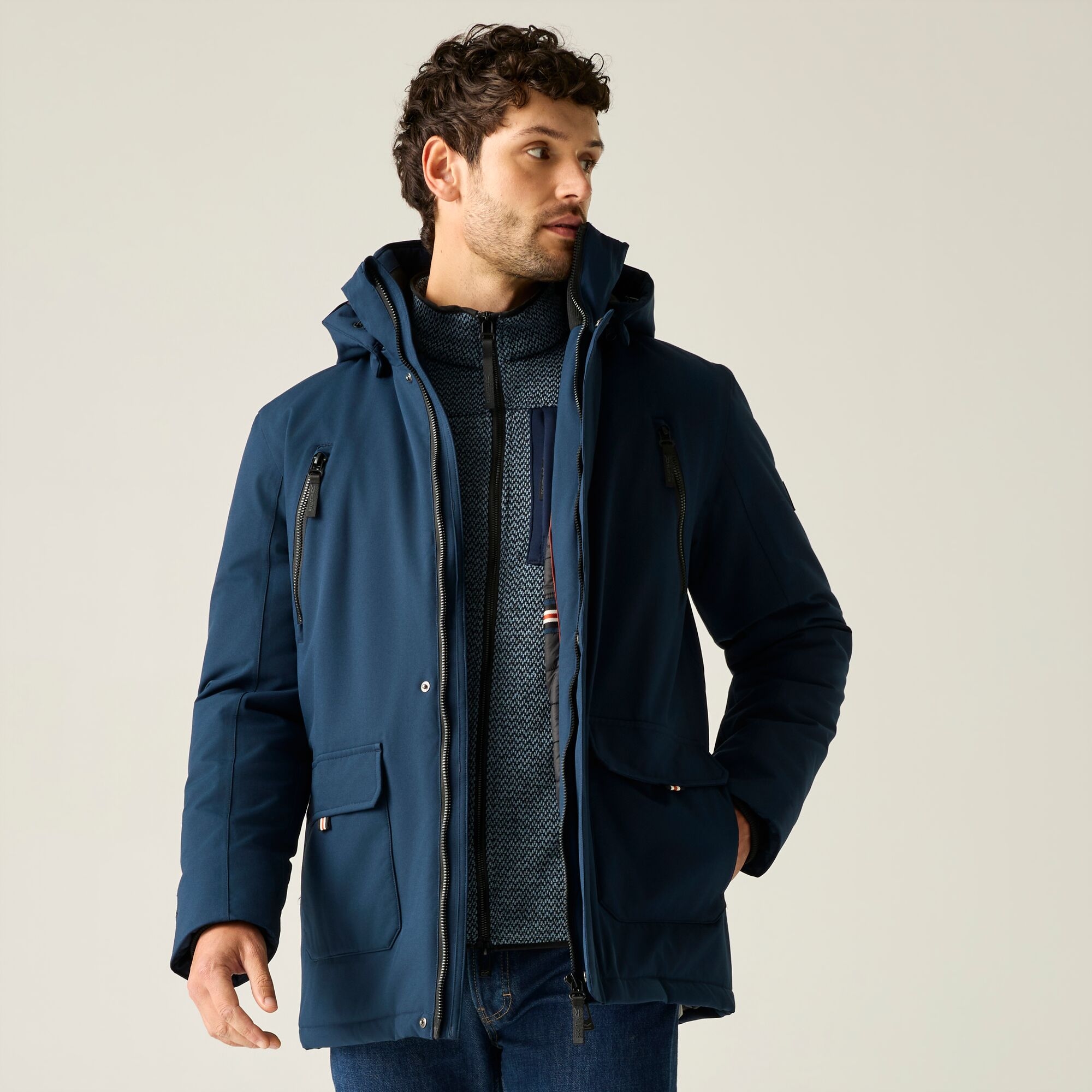 Regatta Men's Waterproof Marron Insulated Jacket - Blue Xxl