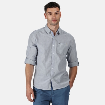 Chemise Homme manches longues BANNING Bleu