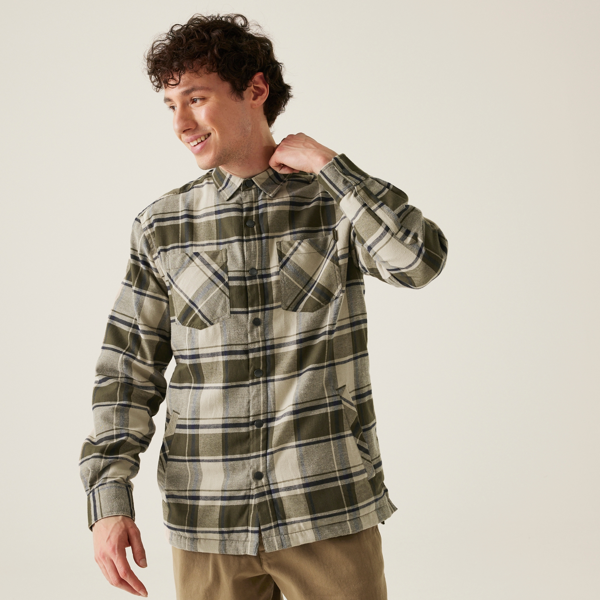 Regatta Męska koszula Thamos Zielony