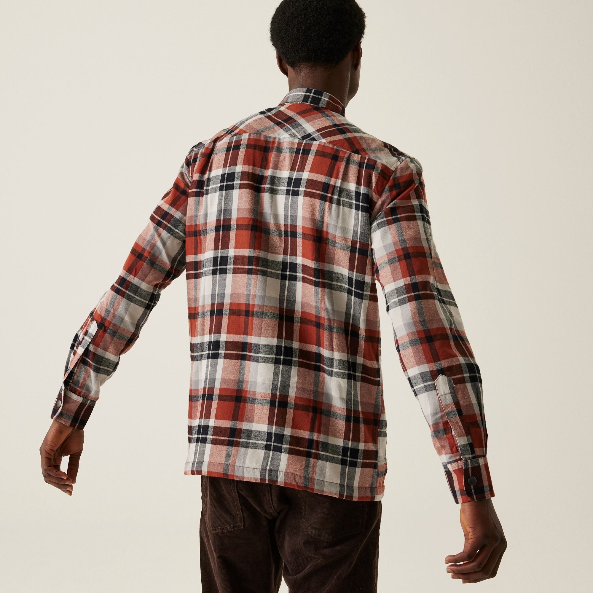 Regatta Męska koszula Thamos Ciepły brąz