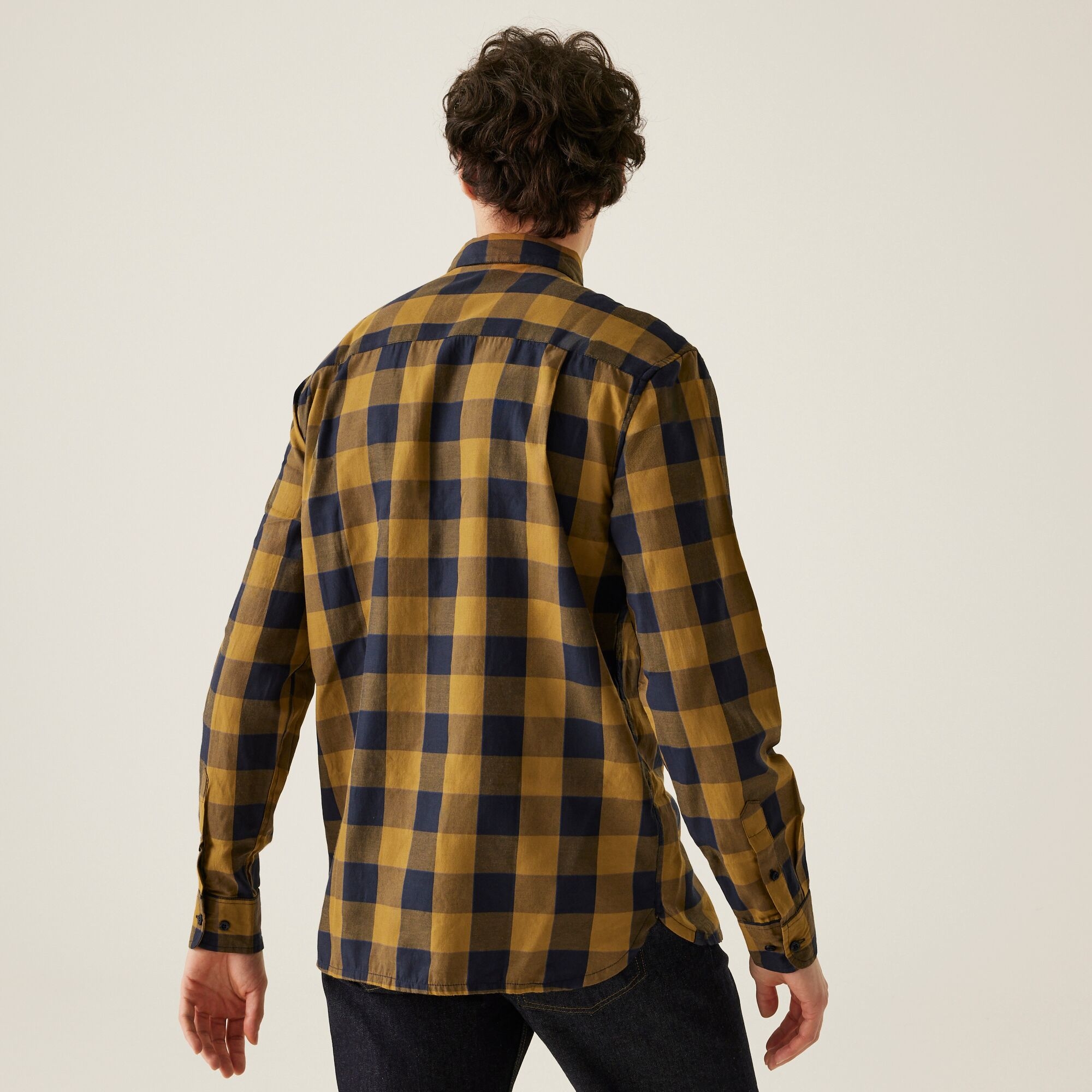 Regatta Męska koszula Lance Jasnobrązowy