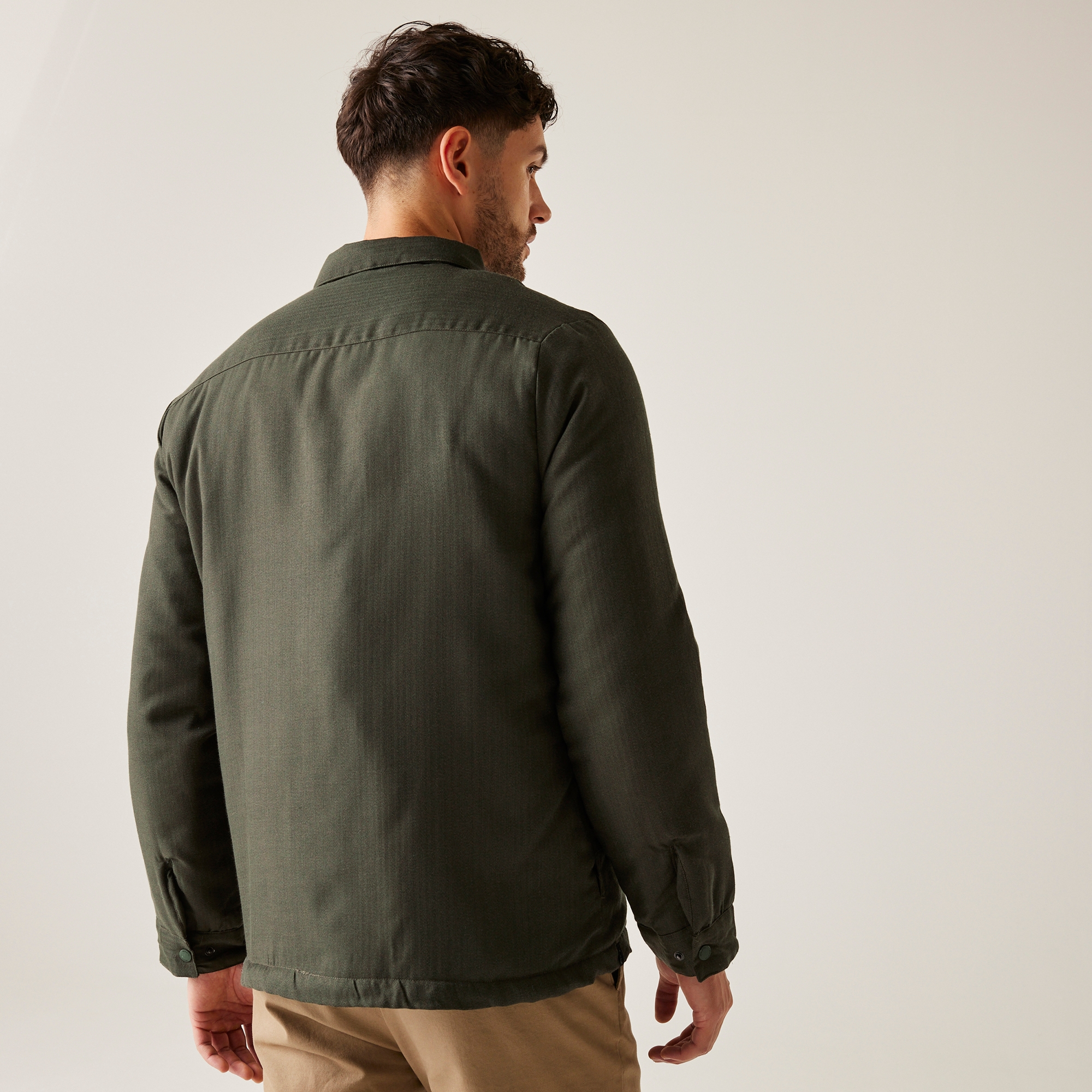 Regatta Regatta Koszula męska ocieplana Gawayne Zielony