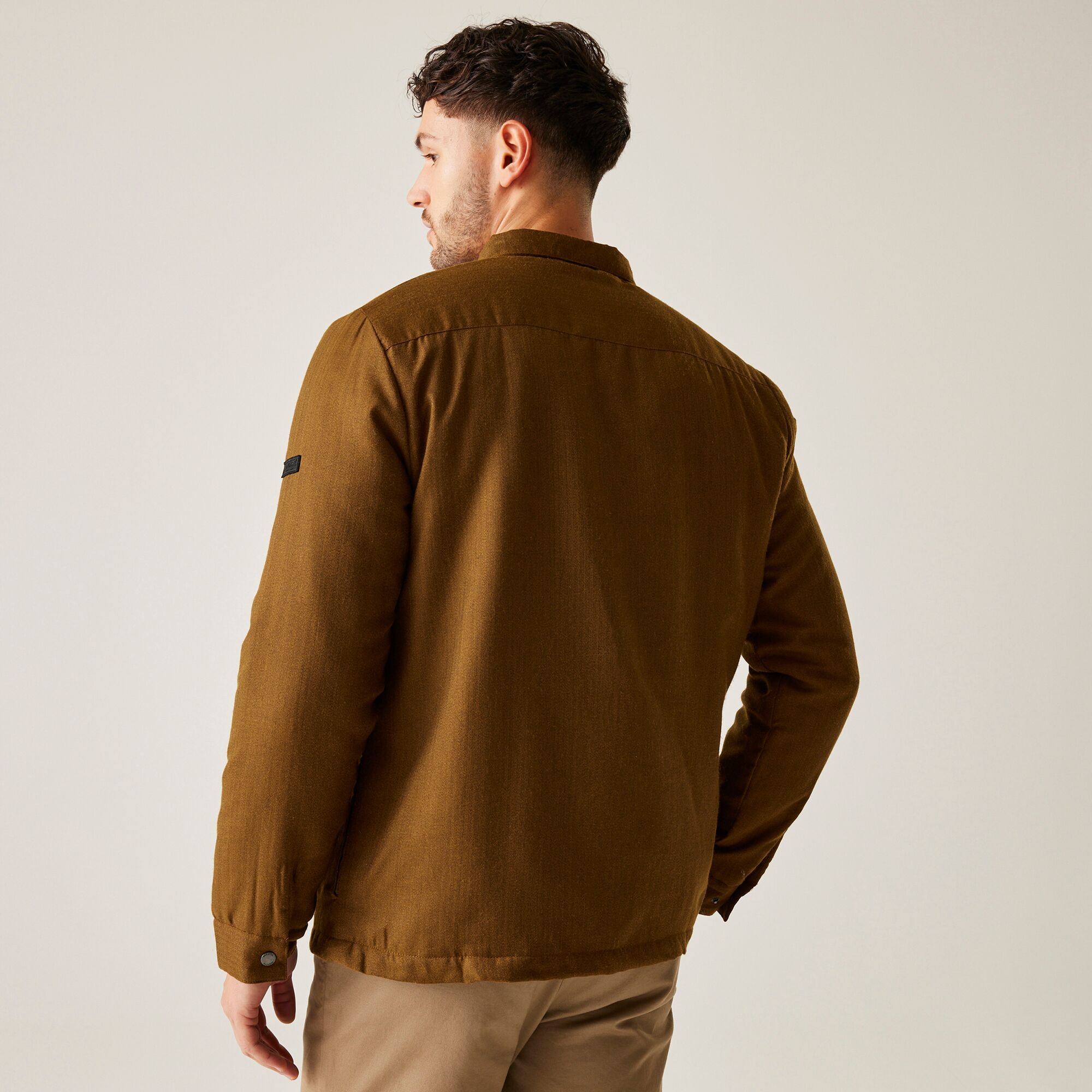 Regatta Męska koszula ocieplana Gawayne Miodowy