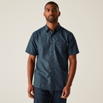 Moonlight Denim Circle Print