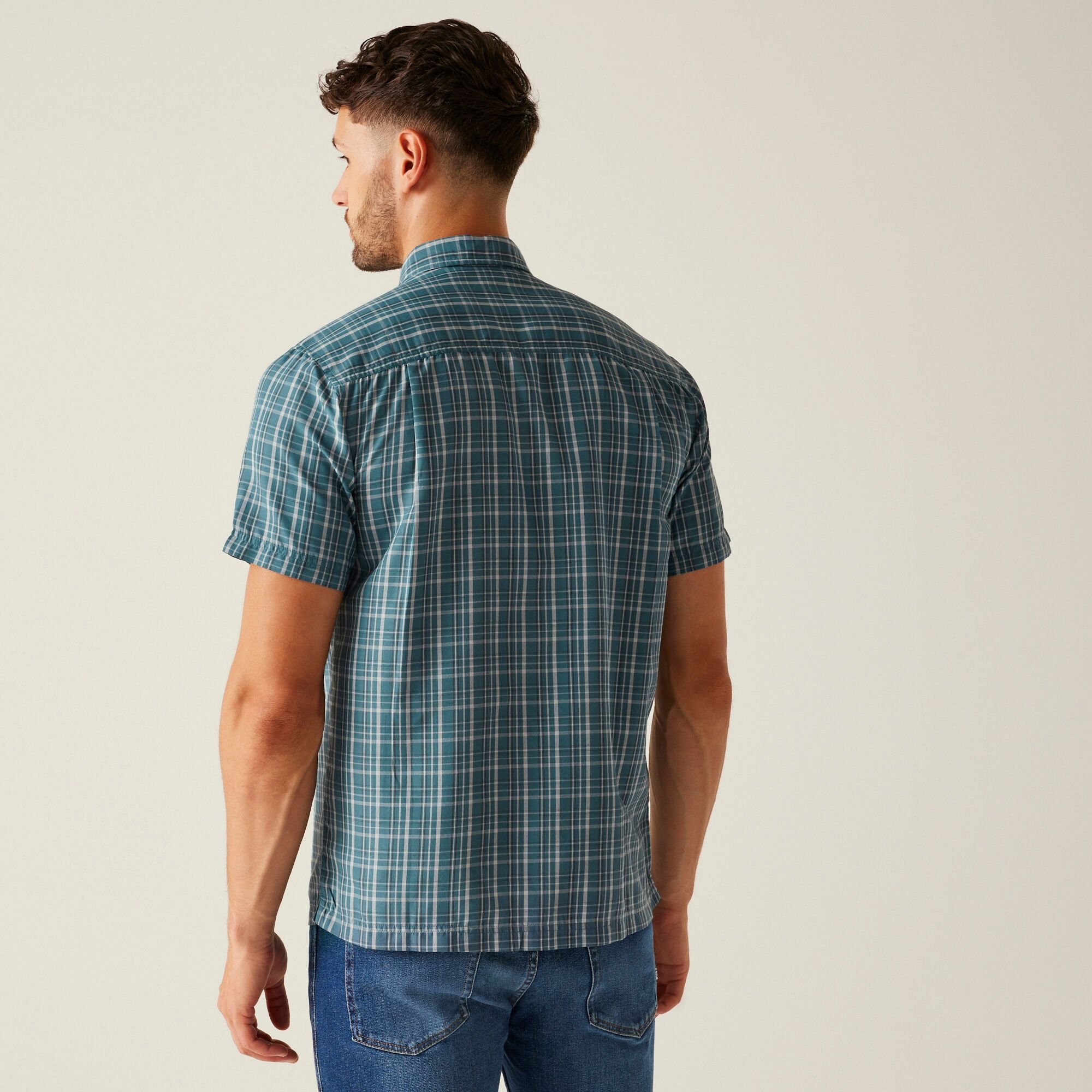 Regatta   Koszula męska z krótkim rękawem Mindano IX Szary