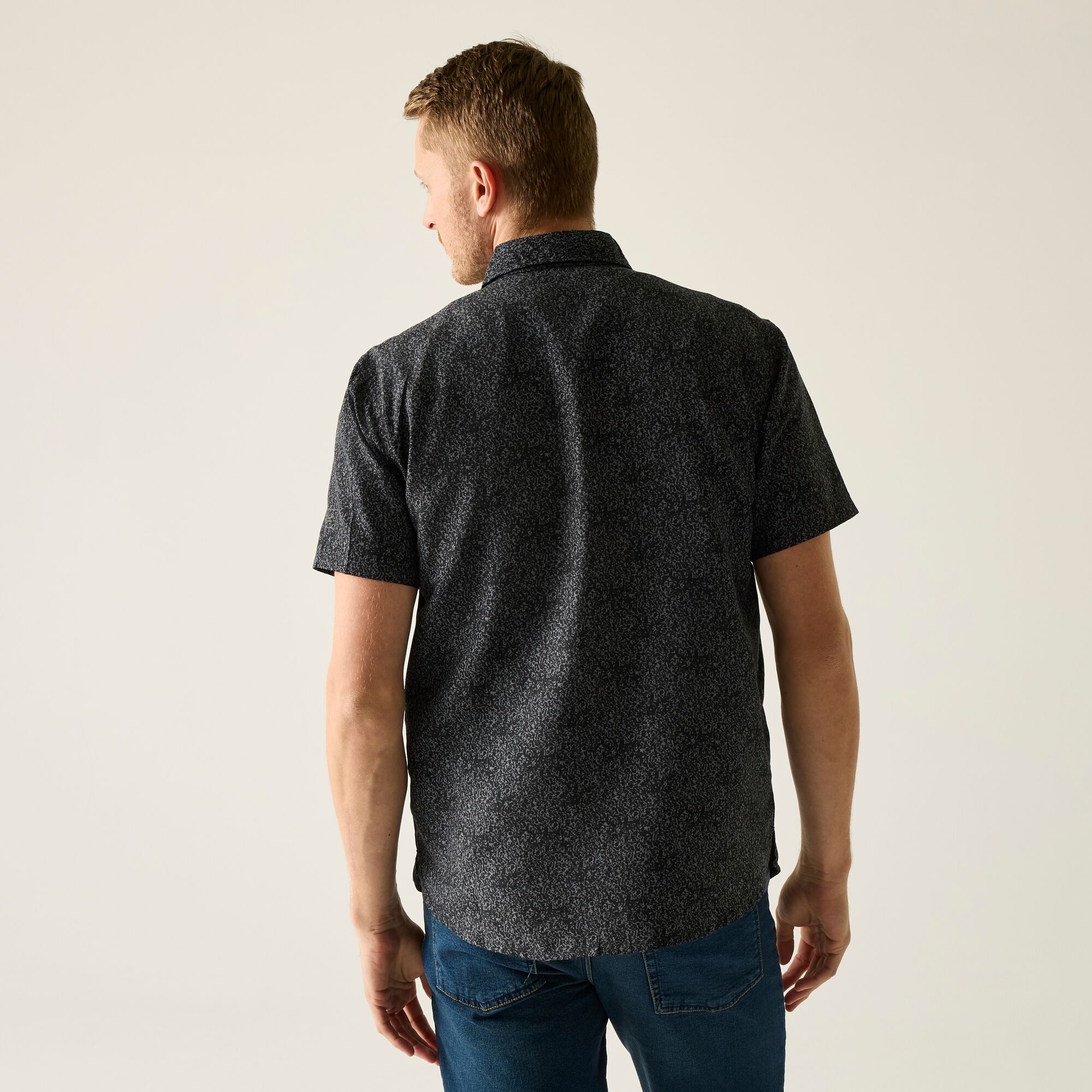 Regatta Regatta Koszula męska z krótkim rękawem Mindano Szary