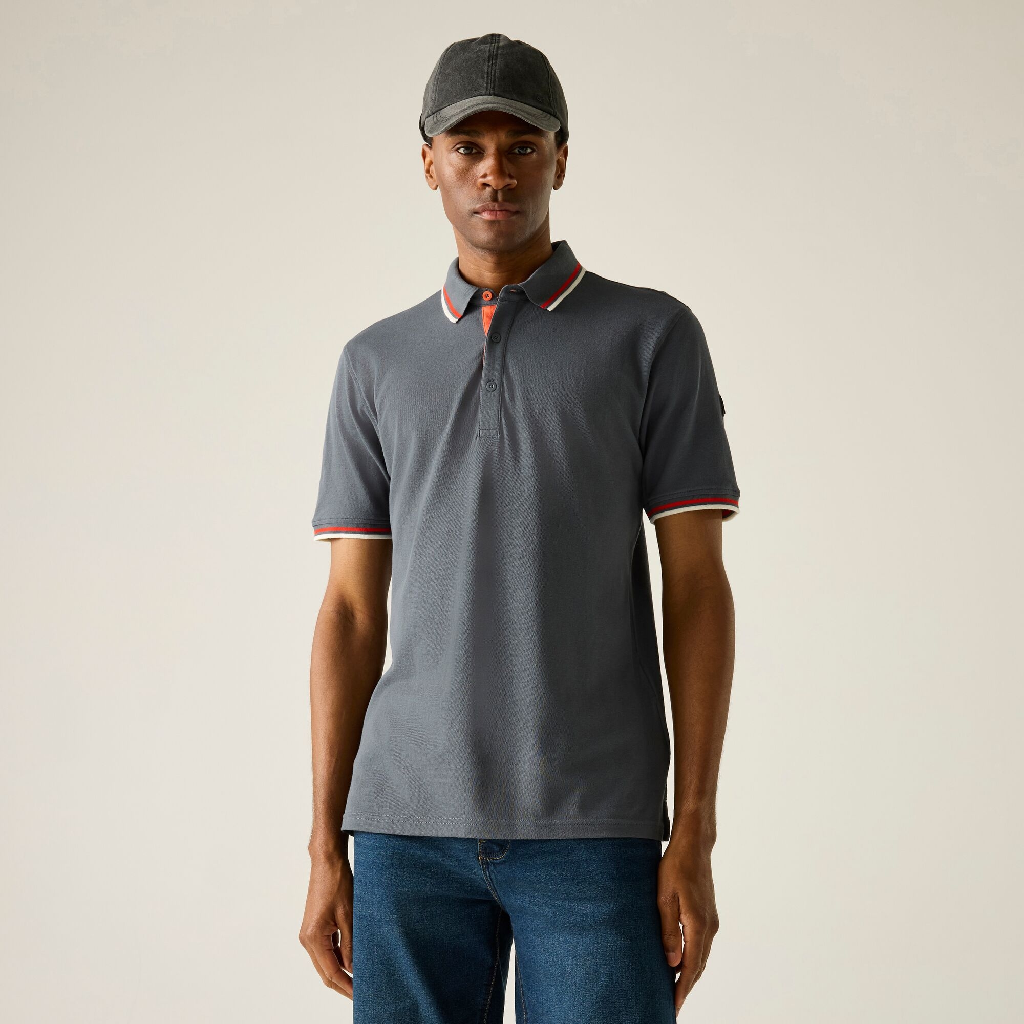 Regatta   Koszulka męska polo Adryan Szary