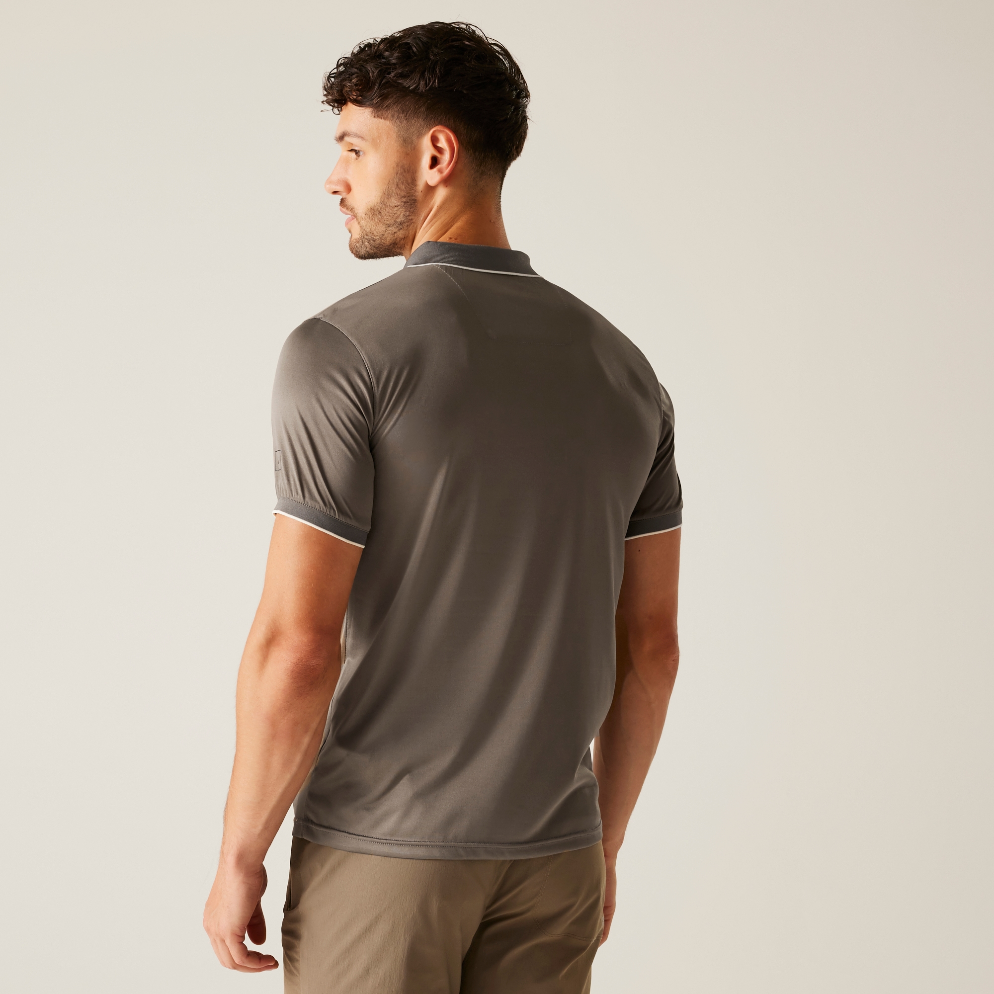 Regatta Koszulka męska polo Remex II Brązowy