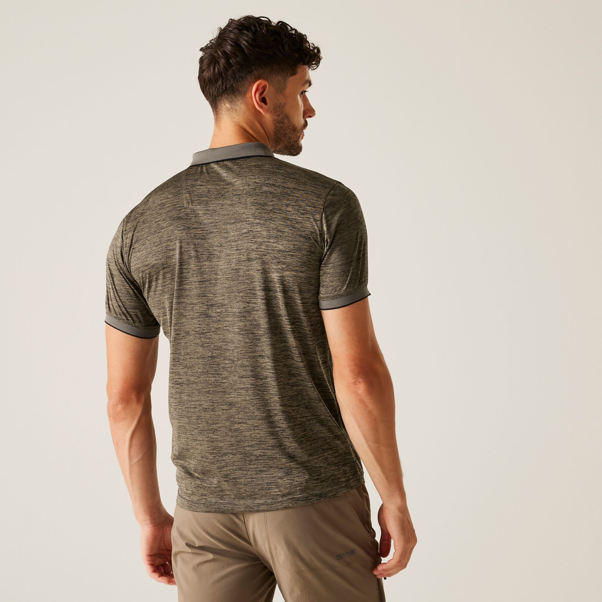 Męska koszulka polo Remex II Brązowy