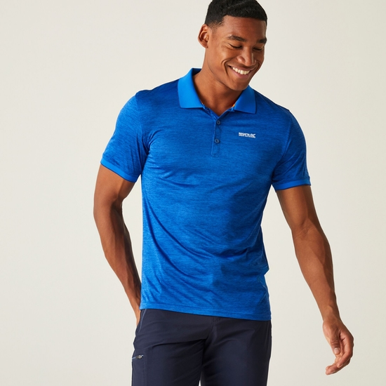 Men's Remex II Jersey Polo Shirt Oxford Blue