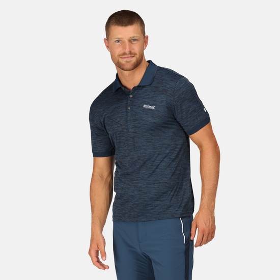 Men's Remex II Jersey Polo Shirt Blue Wing 