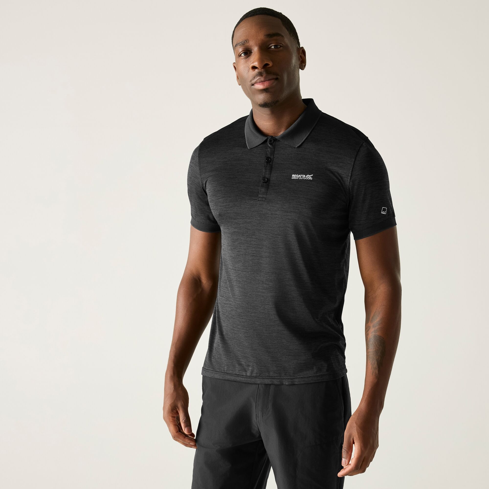 Regatta Regatta Koszulka męska polo Remex II Czarny