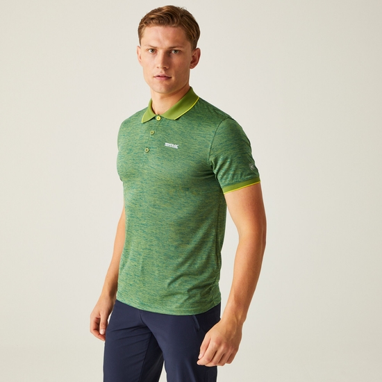 Men's Remex II Jersey Polo Shirt Piquant Green 