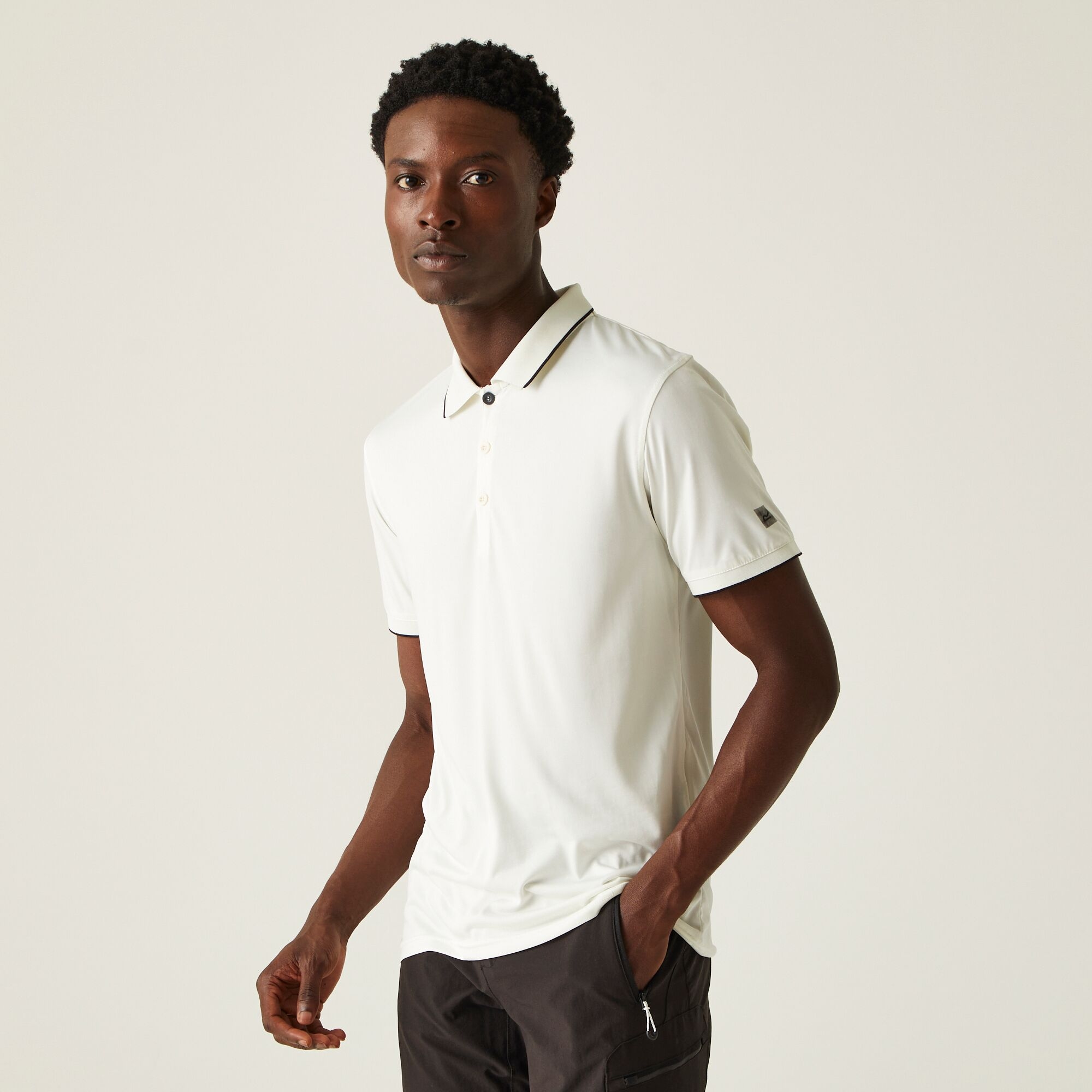 Regatta Koszulka męska polo Remex II Kremowy