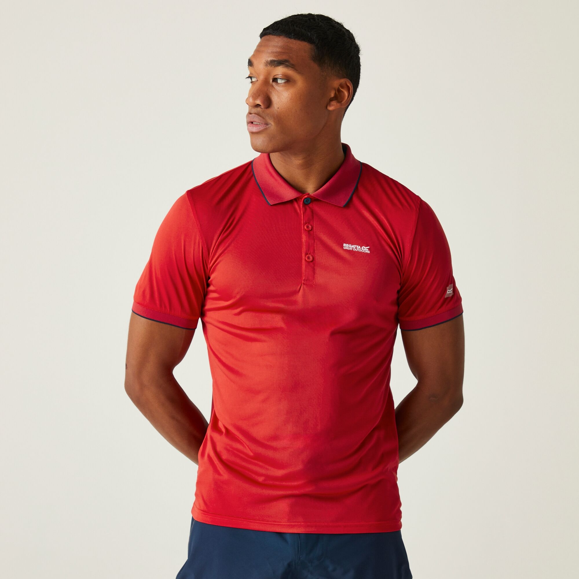 Regatta Koszulka męska polo Remex II Czerwony