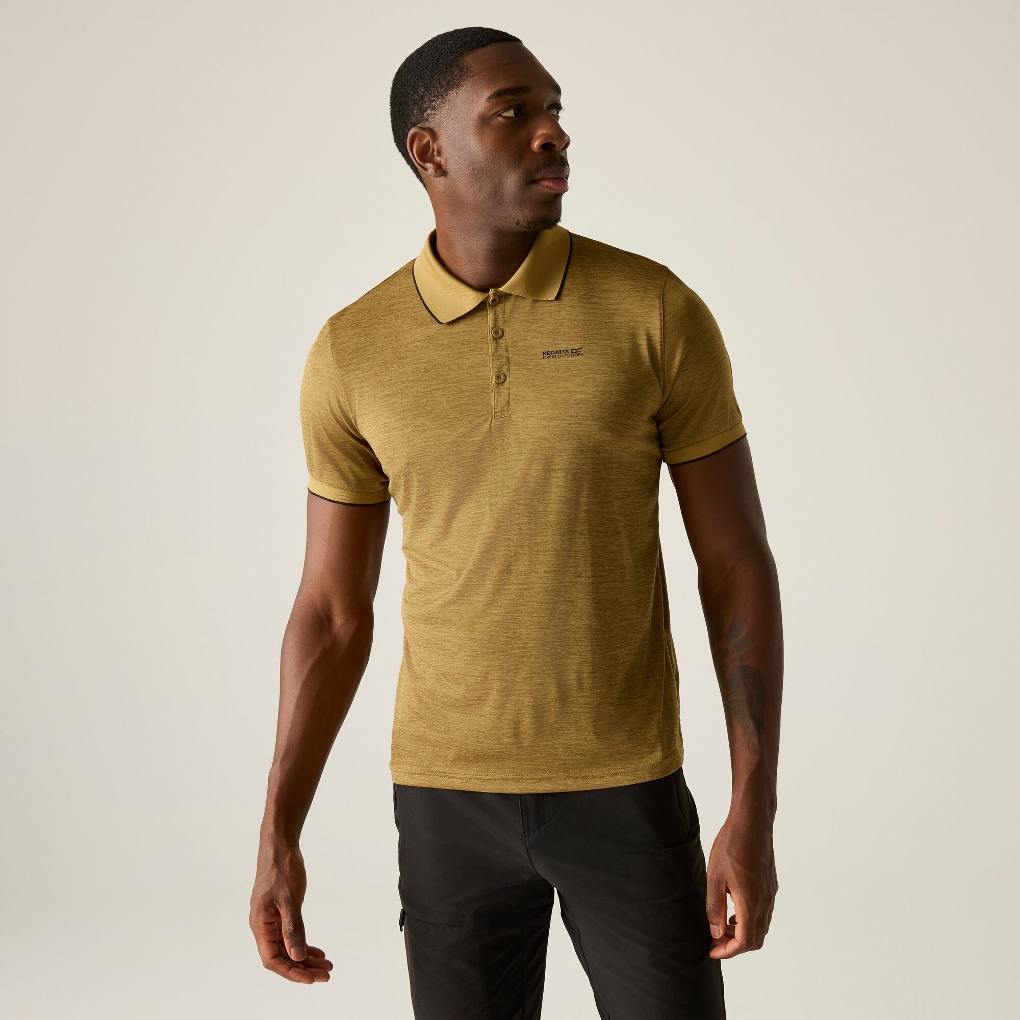 Regatta Koszulka męska polo Remex II Brązowy