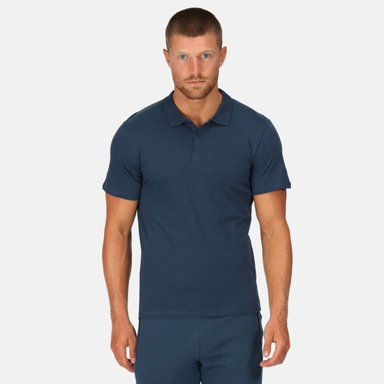 Men's Sinton Lightweight Polo Shirt Blue Wing 