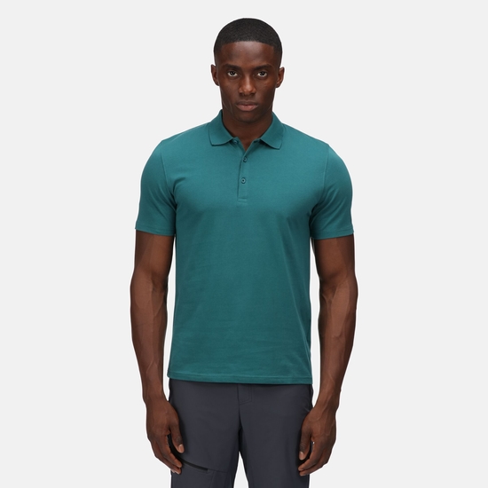 Men's Sinton Lightweight Polo Shirt Pacific Green