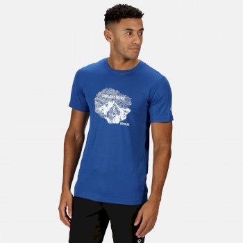T-shirt Homme sport avec imprimé FINGAL V Bleu