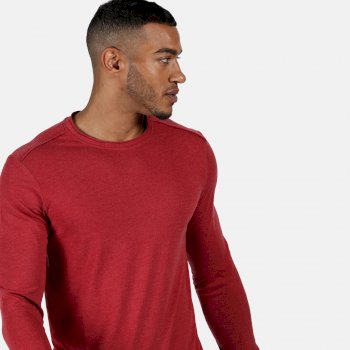 Men's Karter II Coolweave Lightweight Long Sleeve T-Shirt Delhi Red