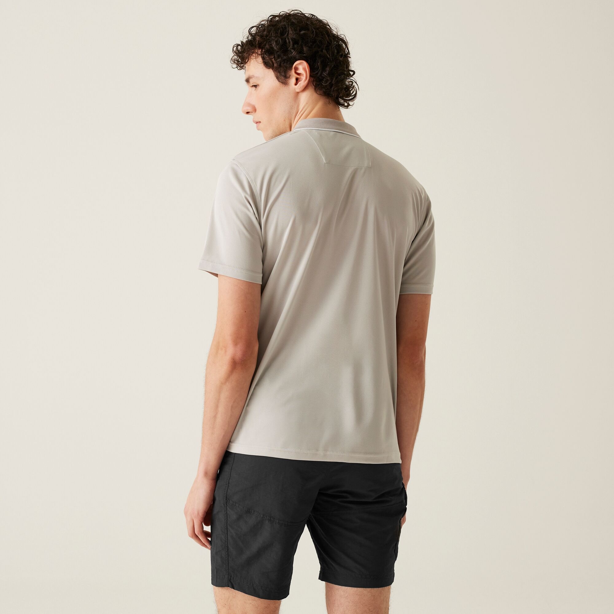 Regatta Koszulka męska polo Maverik V Srebrnoszary