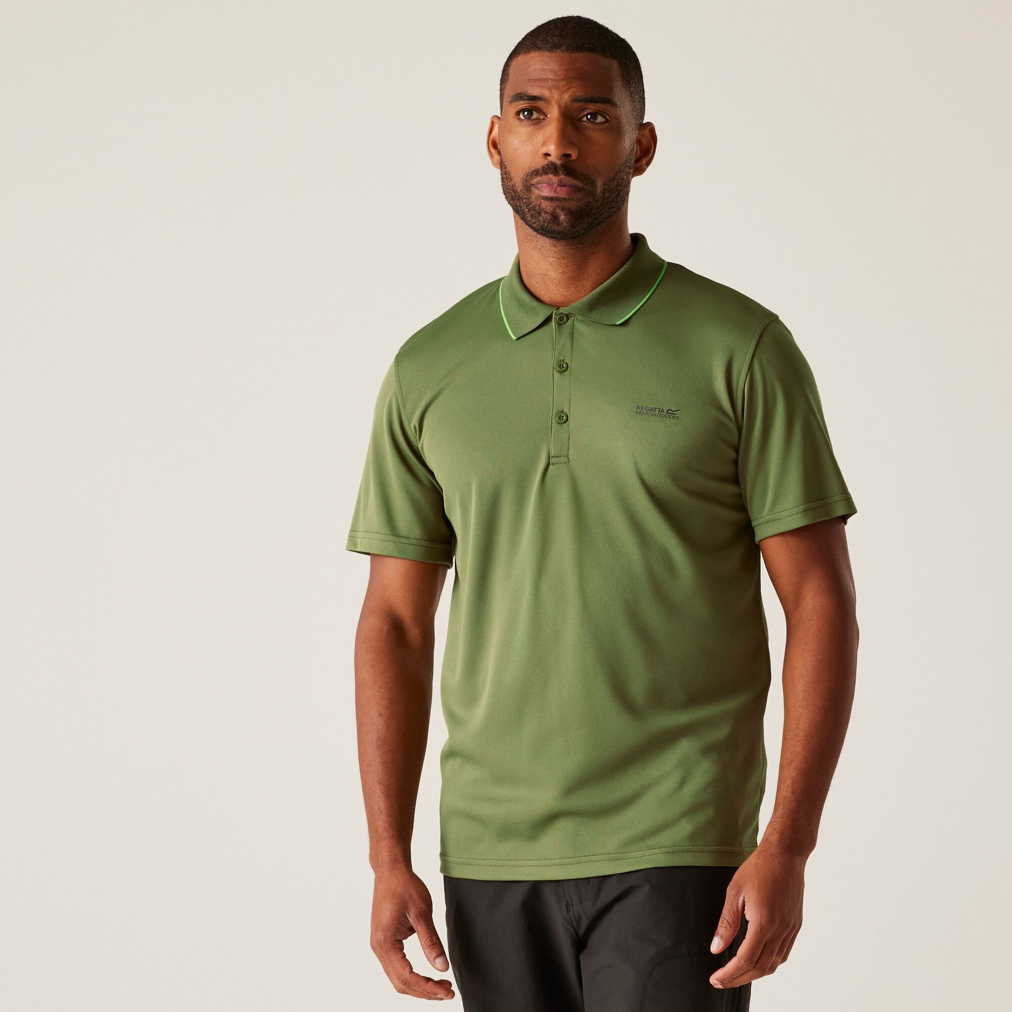 Regatta Męska koszulka polo Maverik V Zielony