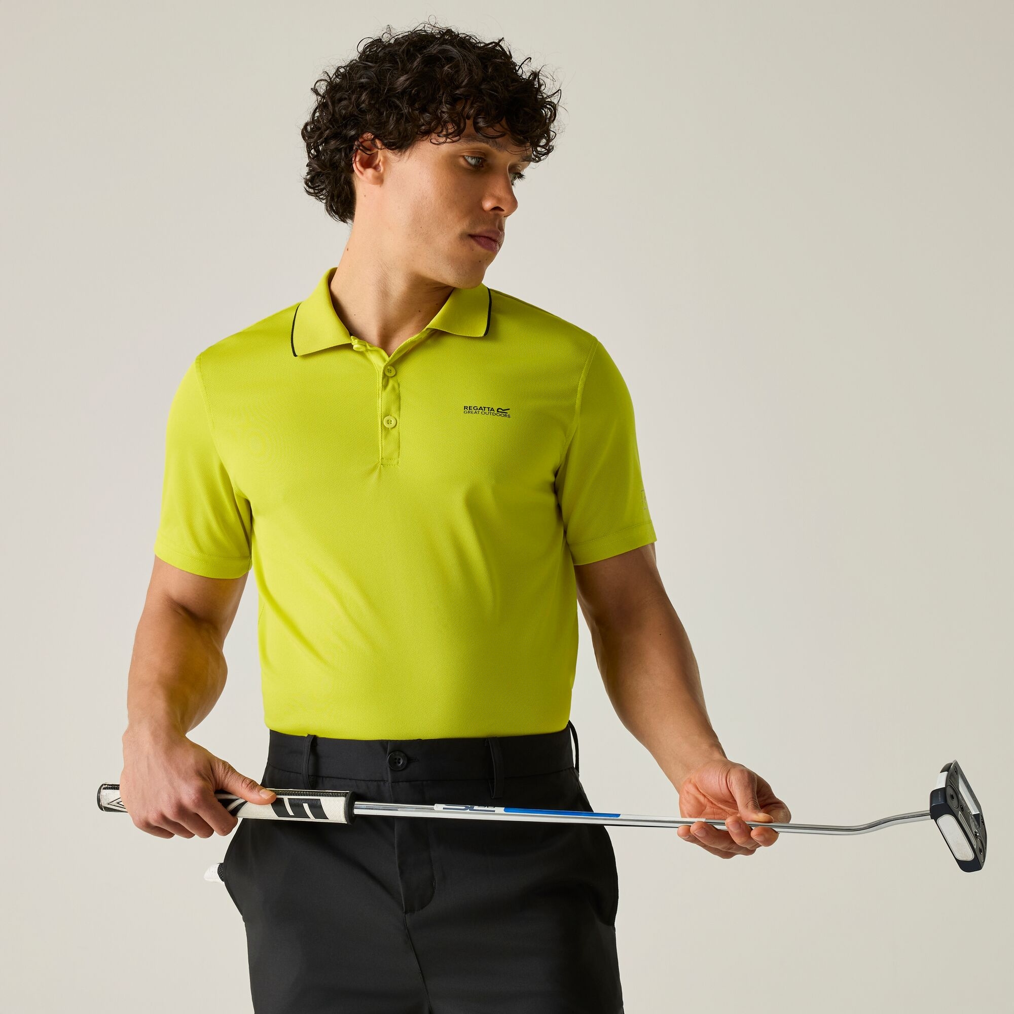 Regatta   Koszulka męska polo Maverik V Żółty