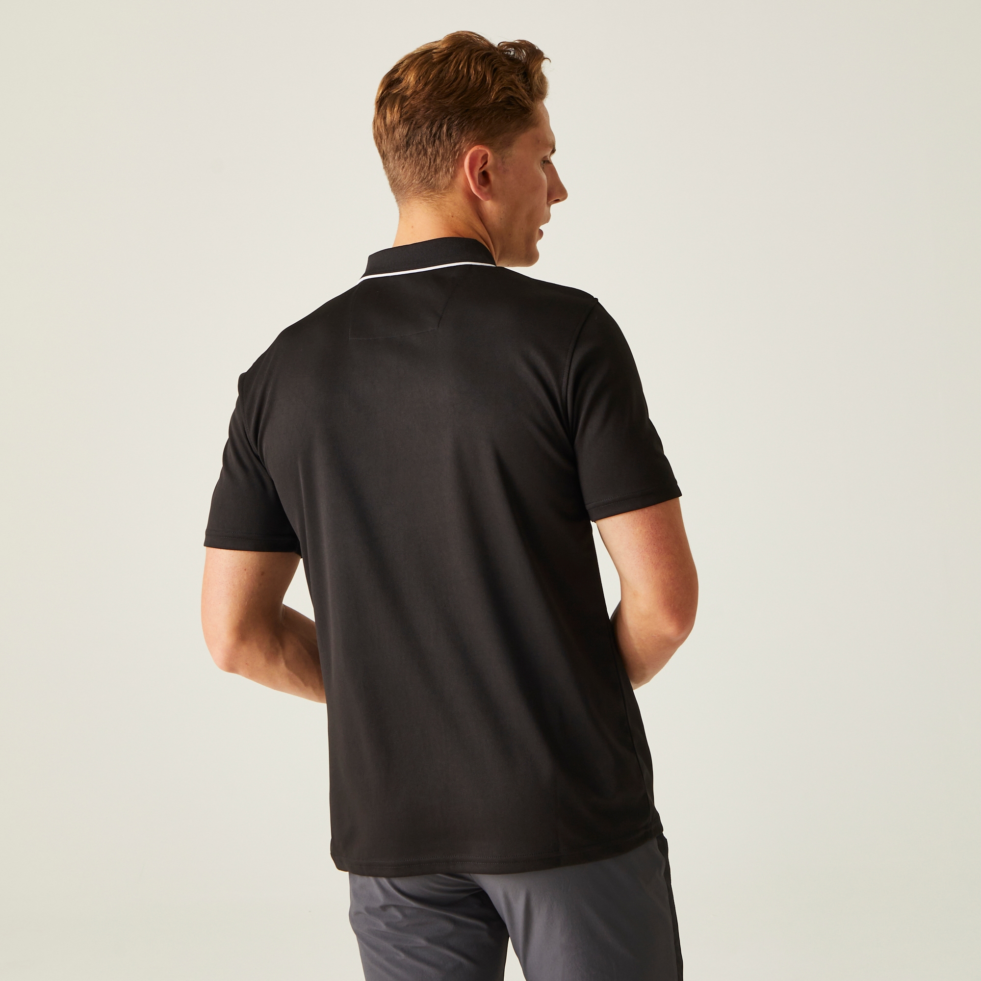 Regatta Męska koszulka polo Maverik V Czarny