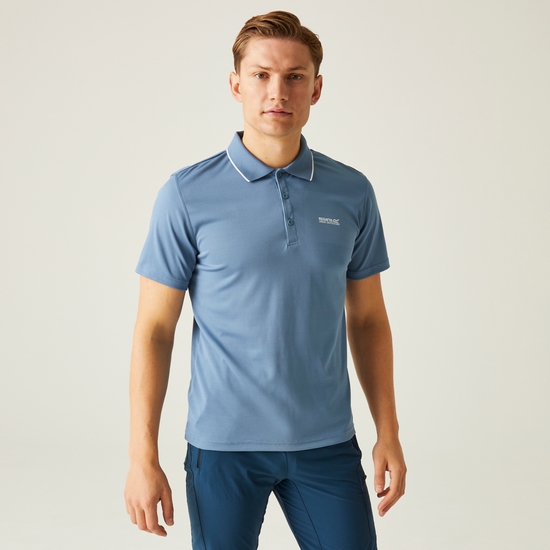 Men's Maverick V Active Polo Shirt Coronet Blue