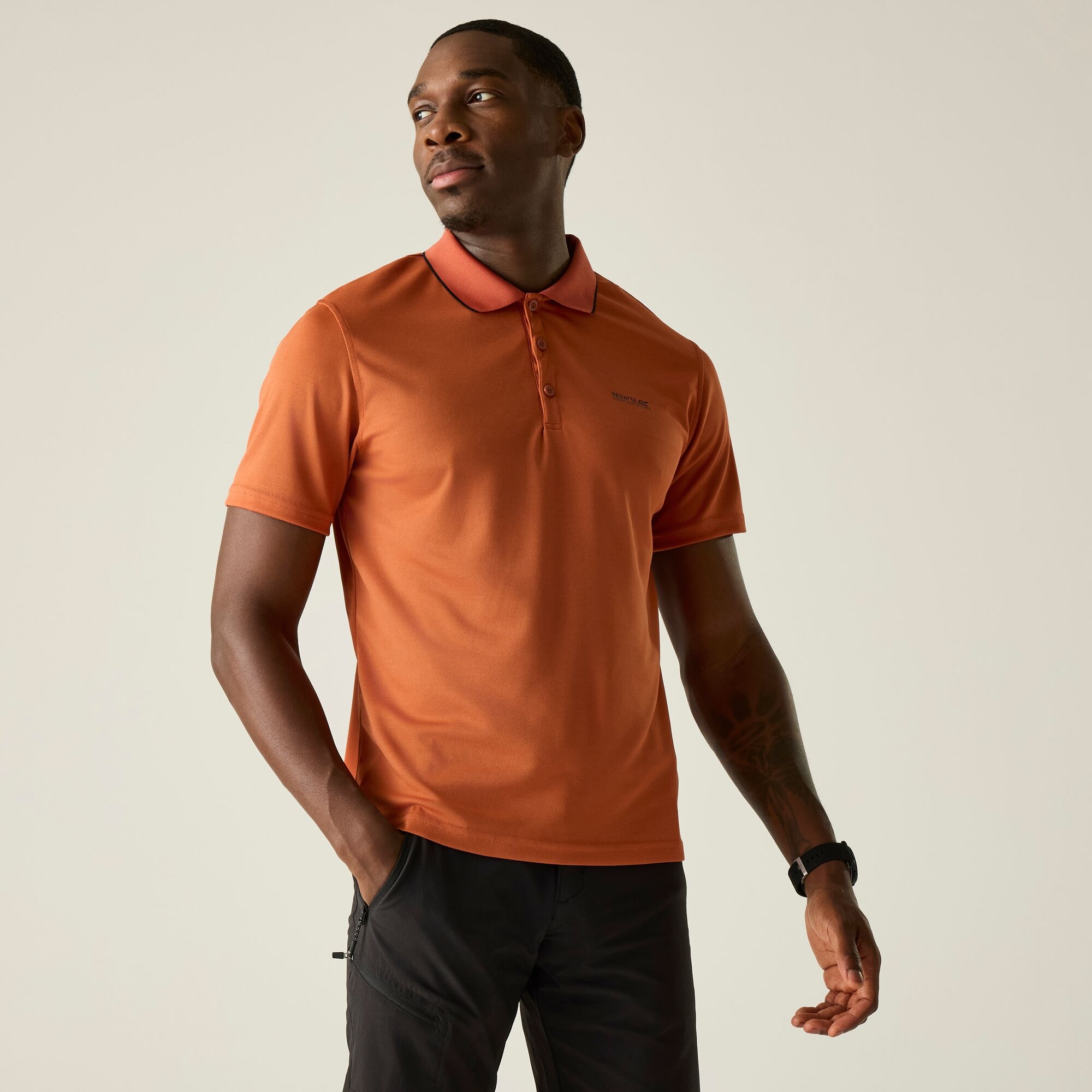 Regatta Koszulka męska polo Maverik V Czerwony