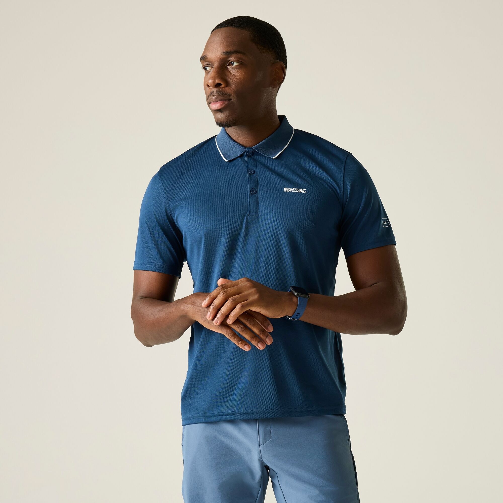 Regatta Koszulka męska polo Maverik V Granatowy