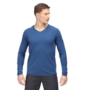 Kiro II leichtes Sweatshirt aus Coolweave Blau