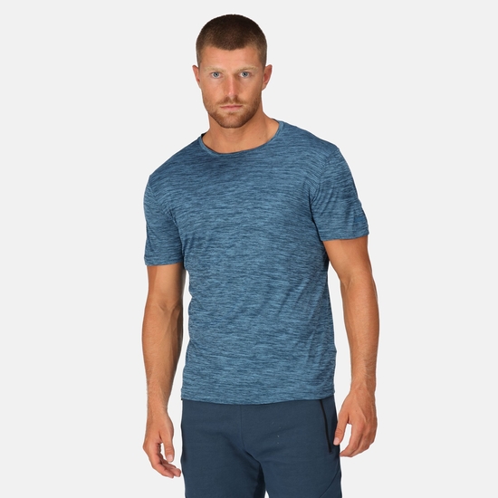 Fingal Edition Marl T-Shirt für Herren Grau