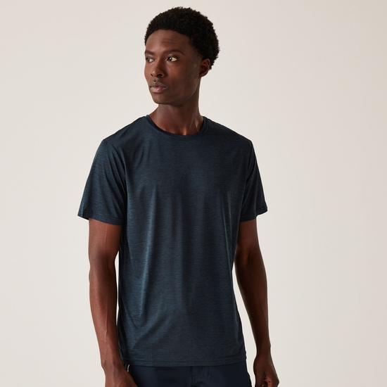 Men's Fingal Edition Marl T-Shirt Navy 