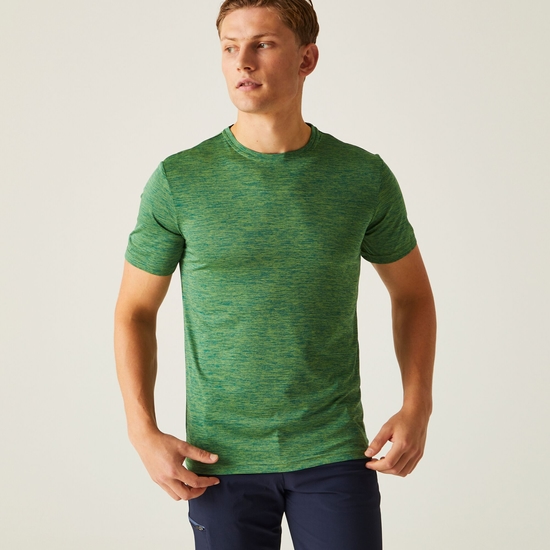Fingal Edition Marl T-Shirt für Herren Grün