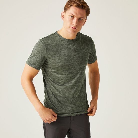 Men's Fingal Edition Marl T-Shirt Agave Green 
