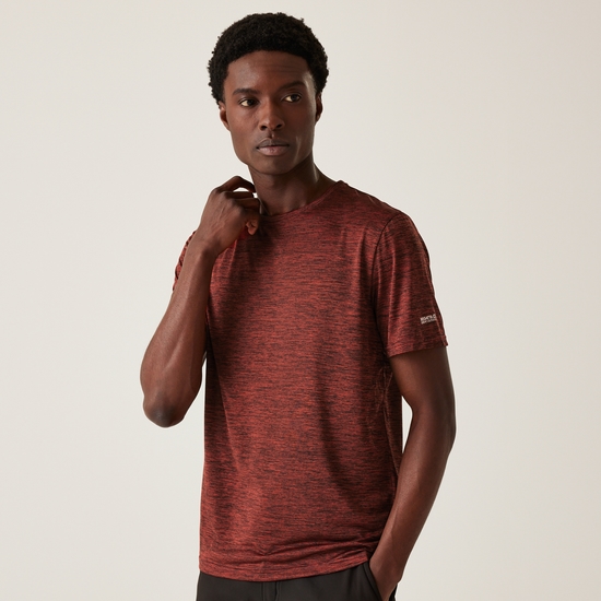 Men's Fingal Edition Marl T-Shirt Red Ochre